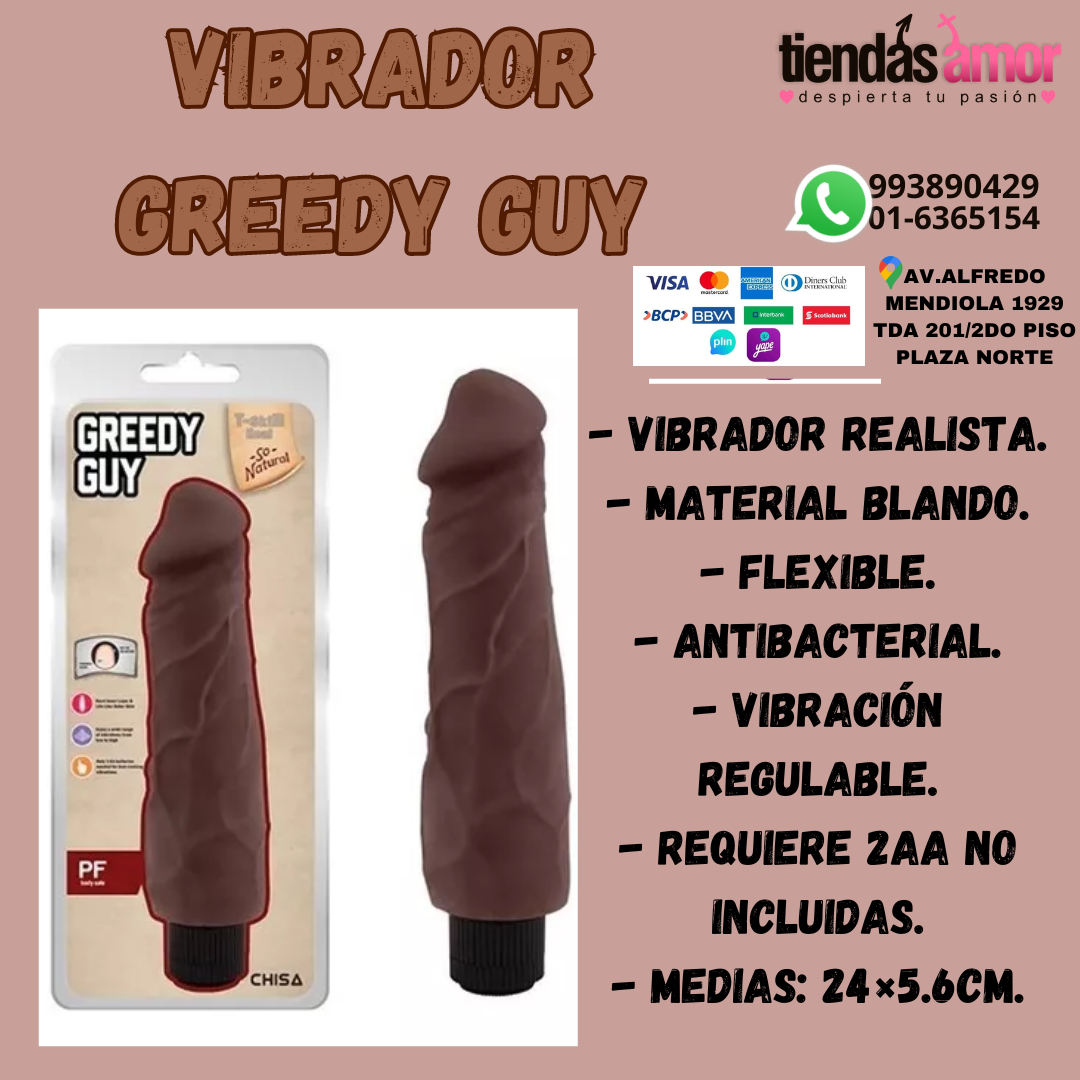 VIBRADOR GREEDY GUY